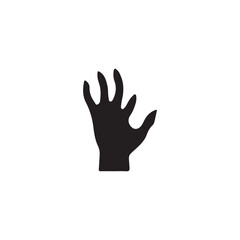 Obraz premium hand silhouette vector