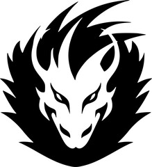 Dragon - High Quality Vector Logo - Vector illustration ideal for T-shirt graphic