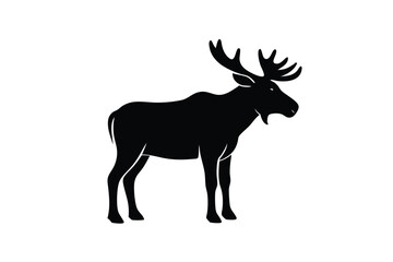 Moose vector icon