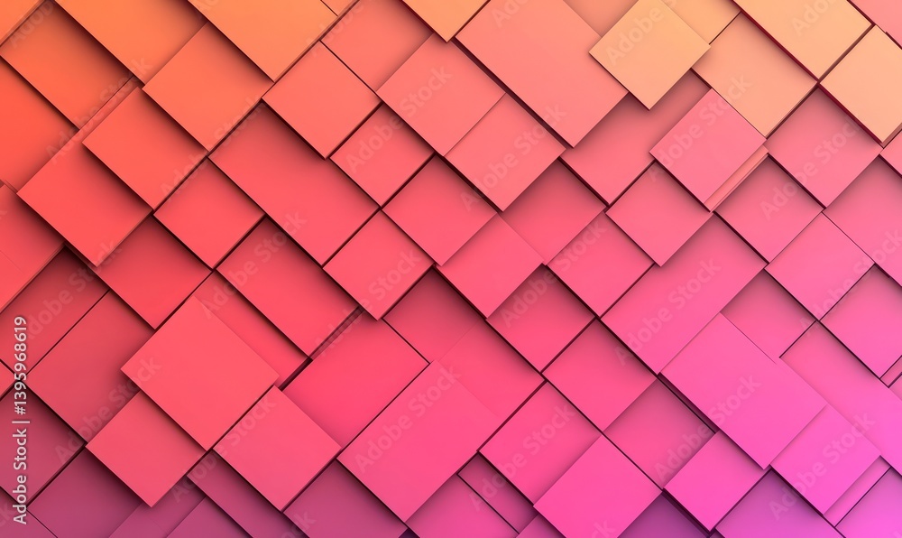 Poster abstract background with a pixel mosaic. the pattern of the pixels is made up of small squares, whic