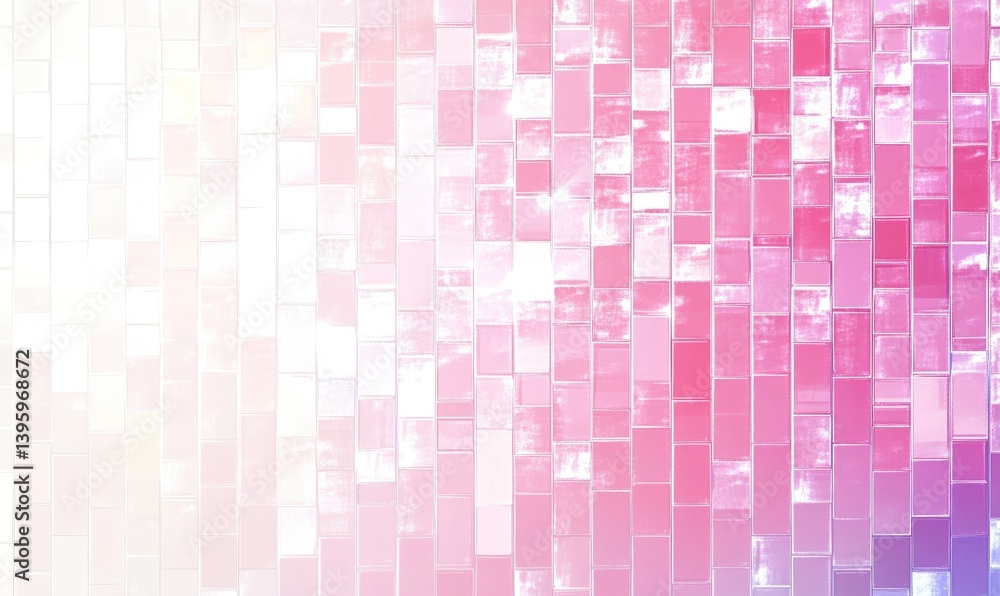 Poster abstract background with a pixel mosaic. the pattern of the pixels is made up of small squares, whic