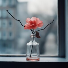An abandoned house sits next to a lone tree in a field of debris, epitomizing isolation and decay.