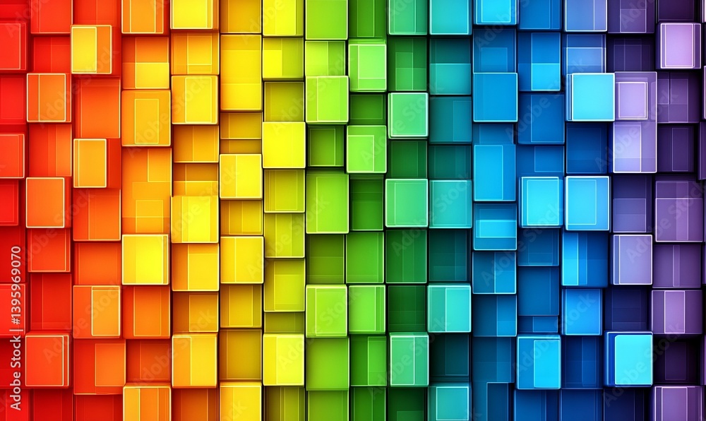 Aufkleber abstract background with a pixel mosaic. the pattern of the pixels is made up of small squares, whic