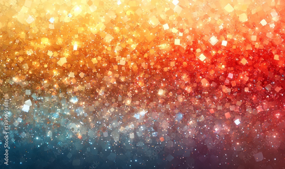Poster abstract background with a pixel mosaic. the pattern of the pixels is made up of small squares, whic