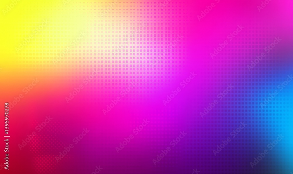 Poster abstract background with a pixel mosaic. the pattern of the pixels is made up of small squares, whic