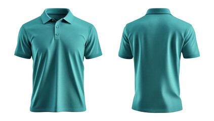 PNG Green blue polo shirt mockup clothing apparel sleeve.