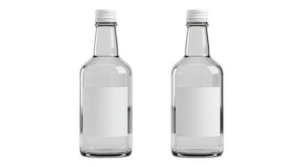 Isolated Two bottles