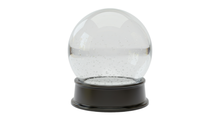 Isolated Snow globe