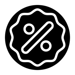 Percentage line icon