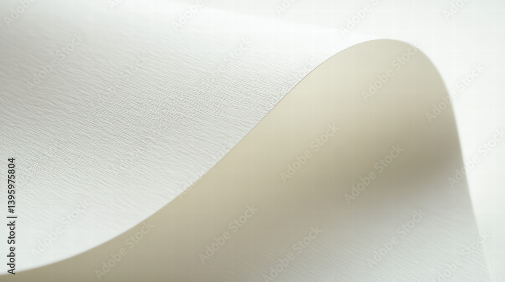 Poster abstract paper texture: capturing the delicate curves and soft shadows of a subtly textured paper, i