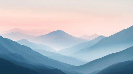 Landscape-oriented abstract background with soft pastel gradients