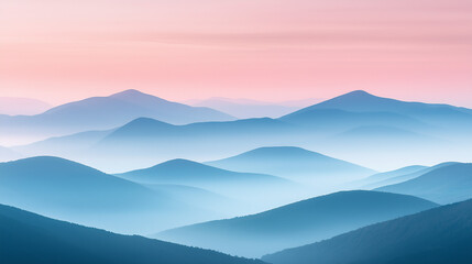 Obraz premium Landscape-oriented abstract background with soft pastel gradients