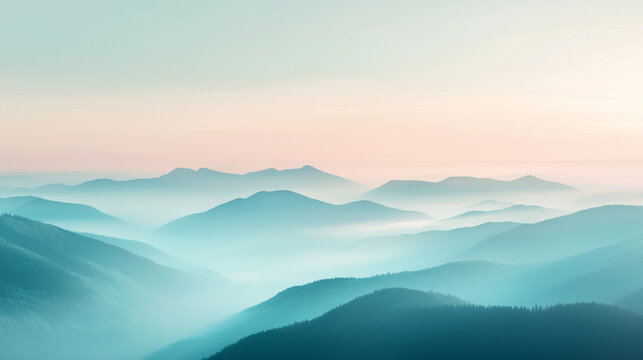 Landscape-oriented abstract background with soft pastel gradients