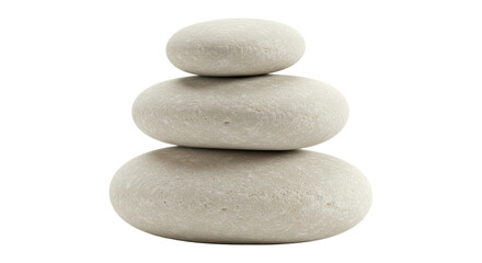 Isolated Stack of Smooth Stones