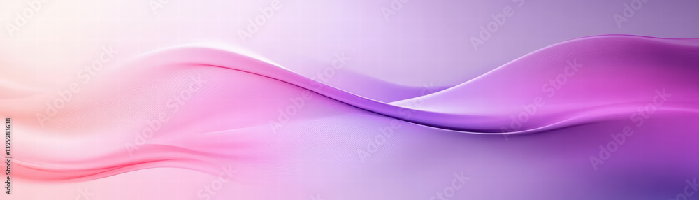 Aufkleber abstract waves of color: a mesmerizing display of flowing, dynamic lines in shades of pink and purpl