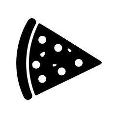 A Delicious Slice of Pizza Icon Graphic Illustration