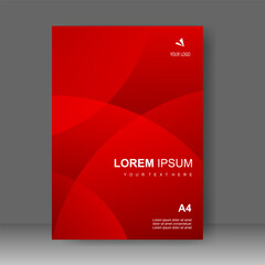 Book cover abstract modern design. Annual report. Brochure template, catalog. Simple Flyer promotion. magazine. Vector illustration