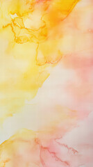 Warm Abstract Watercolor: A vibrant and evocative abstract watercolor painting in warm hues of yellow, orange, and red.  The colors blend and flow seamlessly, creating a sense of warmth and energy.