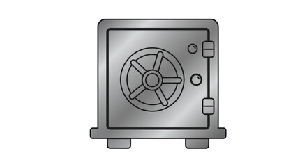 Isolated Safe outline