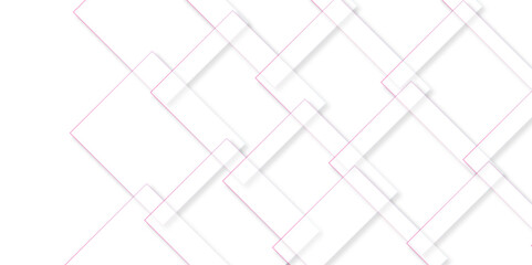 Vector white and gray overlap triangle geometric technology pattern. minimal rectangle arranged white lines transparent web square background layers. overlap web presentation