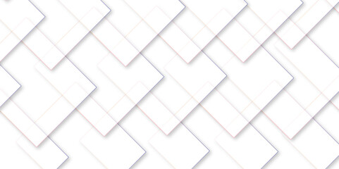 Vector white and gray overlap triangle geometric technology pattern. minimal rectangle arranged white lines transparent web square background layers. overlap web presentation