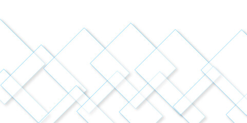 Vector white and gray overlap triangle geometric technology pattern. minimal rectangle arranged white lines transparent web square background layers. overlap web presentation