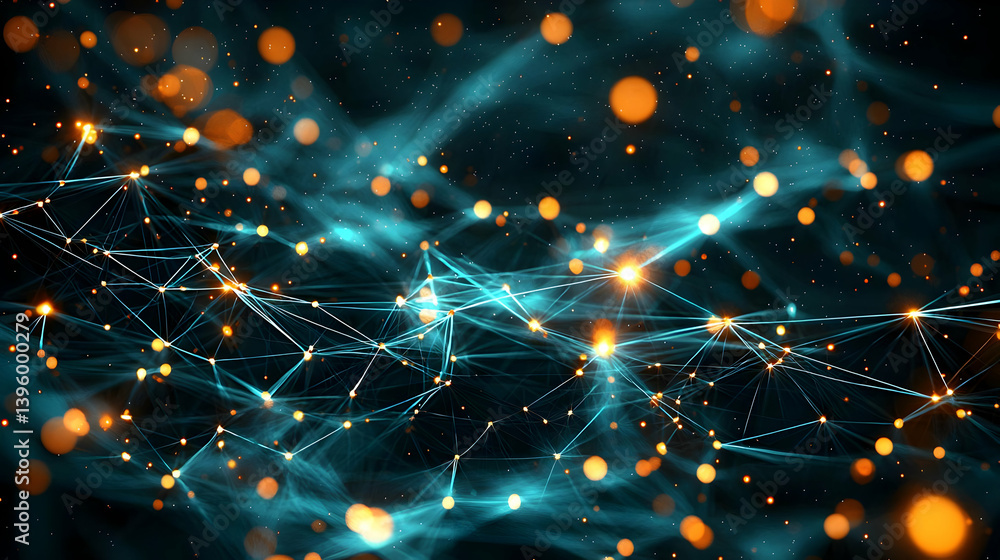 Poster Abstract Digital Network Design With Glowing Particles