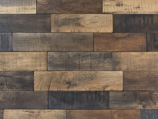Texture of Wooden Planks: An up-close view showcases the beauty of wooden planks arranged in a modern and elegant style, perfect for adding a touch of rustic charm.