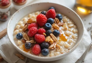 muesli with berries
