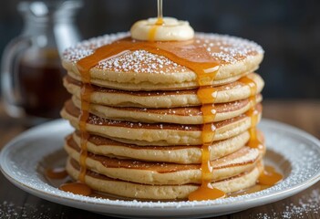 Pancake with honey