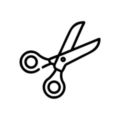 Scissors Icon for Creativity and Crafting Topics