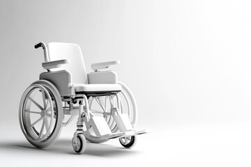 Fototapeta premium Monochromatic Wheelchair