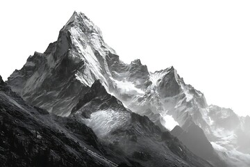 Alpine frame over white surface  
