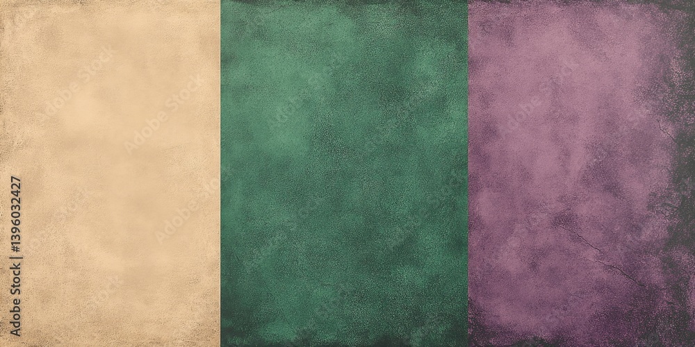 Poster abstract color block graphic design