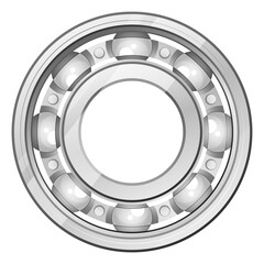 Ball Bearings - Technology Frictionless Engineering for Smooth Motion - Stock Illustration