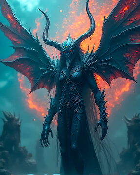 Chernobog, Slavic dark god of chaos and destruction