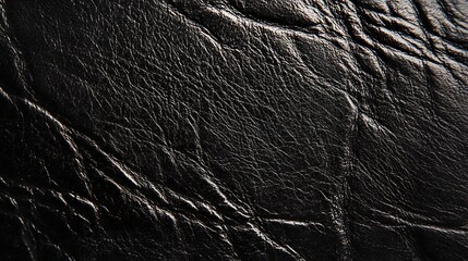 Zoom into the elegance this luxurious black leather texture, featuring intricate patterns and rich depth, ideal for exploring artistic and high-fashion concepts.