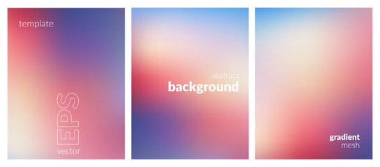 Abstract liquid background ser. Gradient mesh. Effect bright color blend. Blurred fluid colorful mix. Modern design template for web covers, ad banners, posters, brochures, flyers. Vector EPS