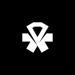 3d graphic of a glowing symbol glittering on a black background