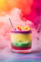 layered ombré drink crystal clear