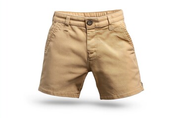 Khaki Shorts Studio Shot Perfect for Childrens Apparel Advertising