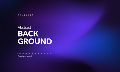 Abstract liquid background. Gradient mesh. Effect blend dark color. Blurred fluid colorful mix. Modern design template for web cover, ad banner, social media, header, presentation. Vector image EPS