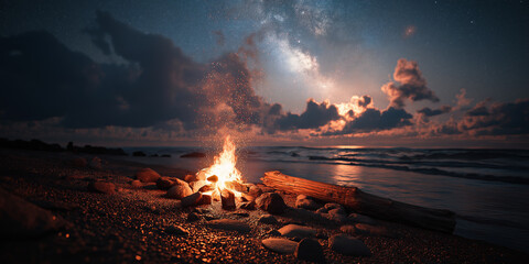 Drone aerial view of snow-covered ridge and winding road in alpine landscape under clear blue sky, scenic winter scene with untouched peaks and valleys