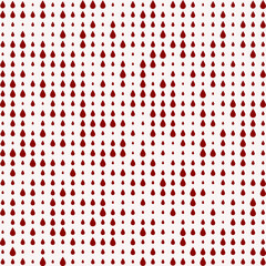Different Sized Blood Droplets Halftone Pattern