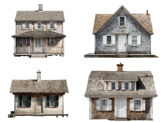 Weathered Lighthouse Keeper's House