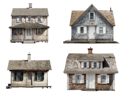 Weathered Lighthouse Keeper's House