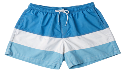 blue shorts isolated on white