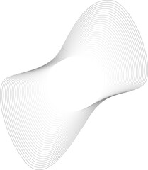 Clean, simple vector with luminous round center and blob-like shape formed by dotted contour.