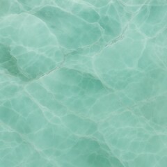 Obraz premium Seamless turquoise marble or mineral texture with light aquatic pattern, abstract soft surface background for natural design, wellness or spa branding