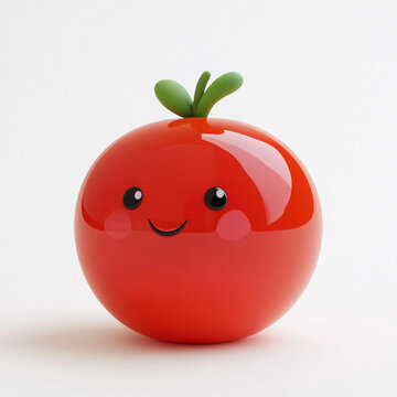 Fresh Tomato on soild Background